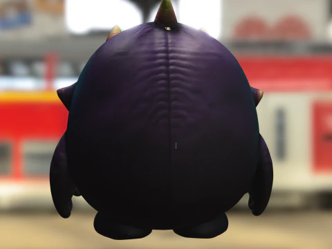 Cartoon Monster Character 3D Model