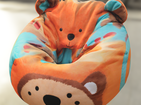 Bear Bean Bag Chair Modello 3D