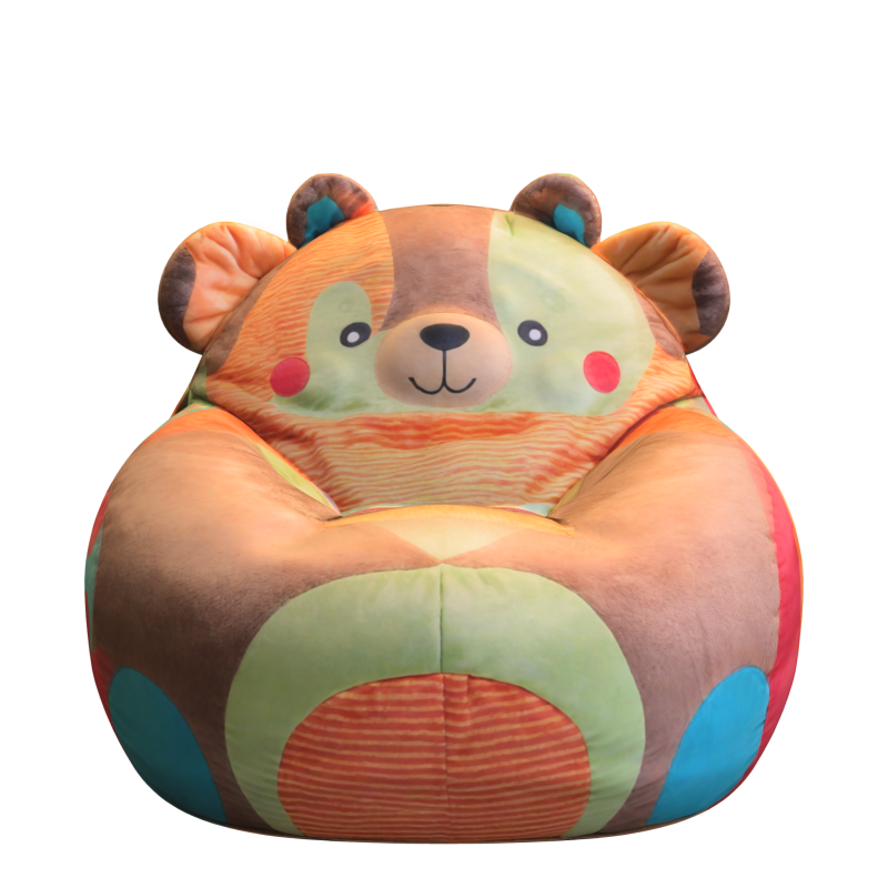 Cute Bear Bean Bag Chair 3D 模型 .c4d .max .obj .3ds .fbx .stl .blend