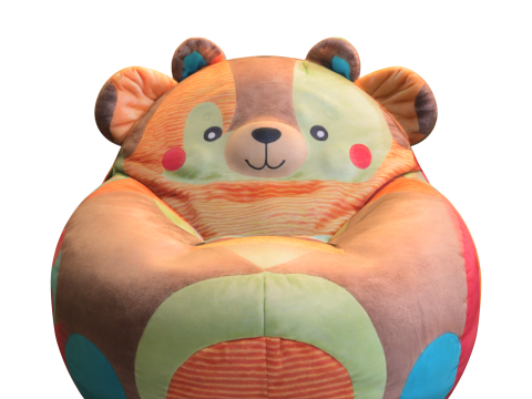 Cute Bear Bean Bag Chair 3D 모델
