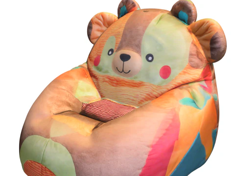 Cute Bear Bean Bag Chair 3D Model
