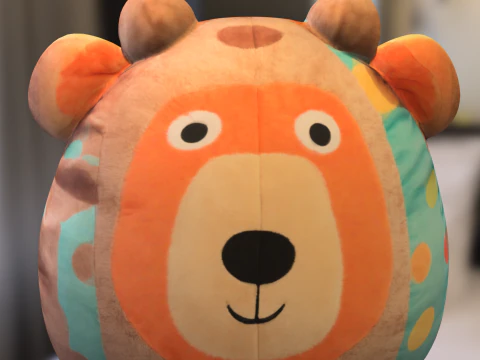 Cute Bear Bean Bag Chair 3D Model