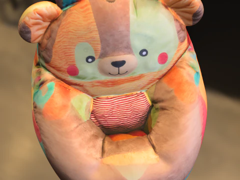 Cute Bear Bean Bag Chair 3D Model