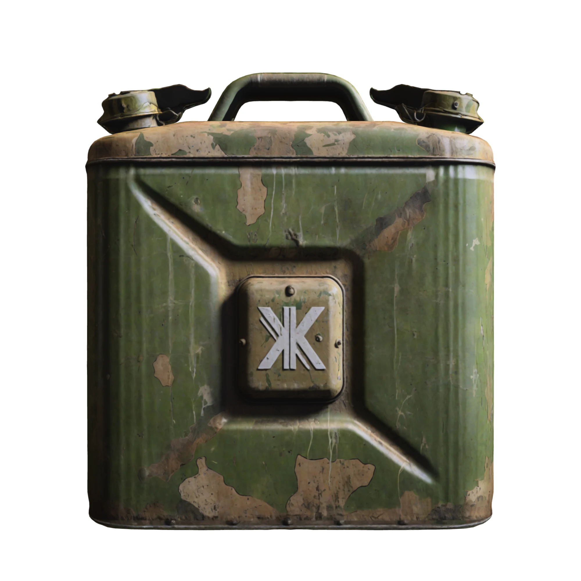 Military Jerry Can 3D Model .c4d .max .obj .3ds .fbx .stl .blend 