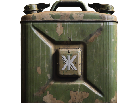 Military Jerry Can 3D मॉडल