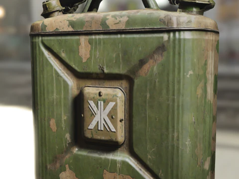 Military Jerry Can 3D Model