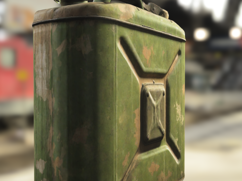 Military Jerry Can 3D 模型