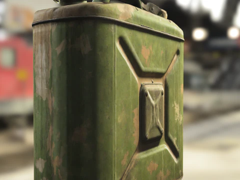 Military Jerry Can 3D Model