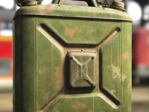 Military Jerry Can 3D Model