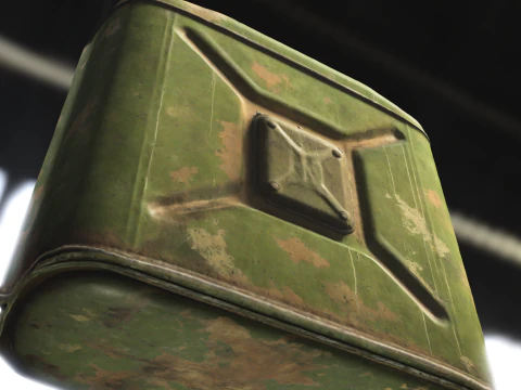 Military Jerry Can 3D Model
