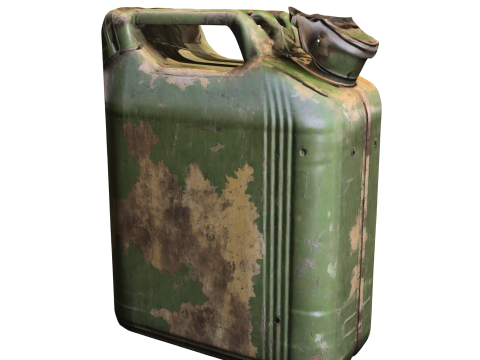 Rusty Jerry Can 3Dモデル