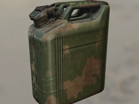 Rusty Jerry Can 3D Model