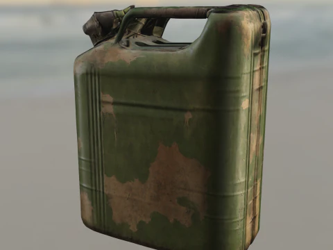 Rusty Jerry Can 3D Model