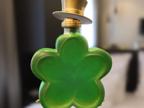Shamrock Potion Bottle 3D Model
