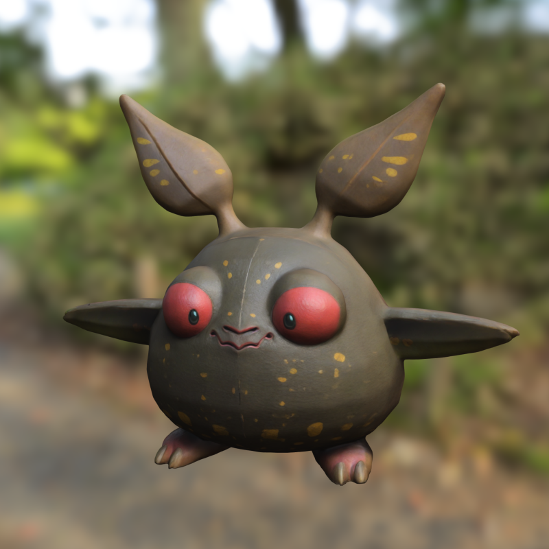 Adorable Forest Creature 3D Modell .c4d .max .obj .3ds .fbx .stl .blend 