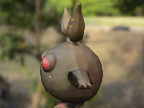 Adorable Forest Creature 3D Modell