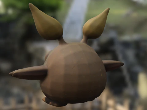 愛らしい森の生き物 3Dモデル