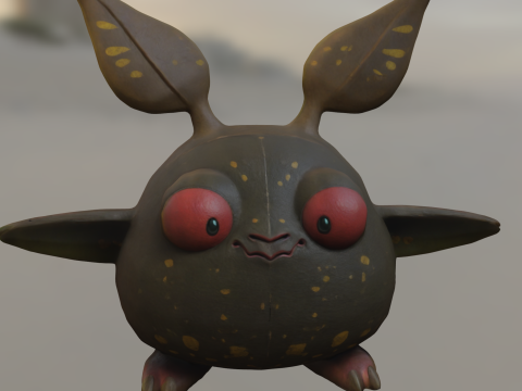 Adorable Forest Creature 3D Modell