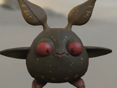 愛らしい森の生き物 3Dモデル