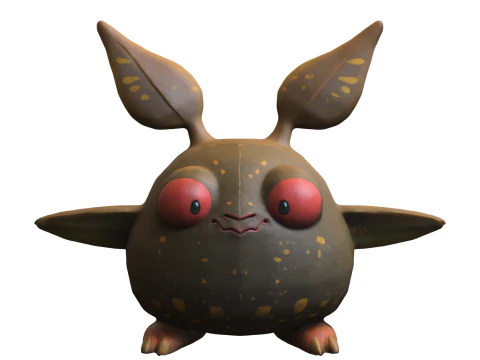 愛らしい森の生き物 3Dモデル