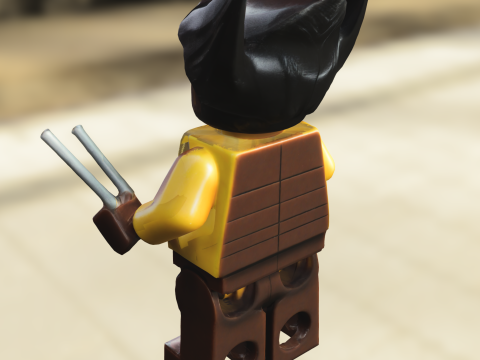 Lego Hero Minifigure 3D Модель