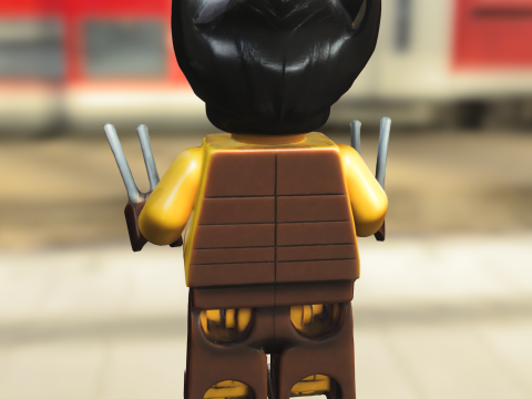 Lego Hero Minifigure 3D Модель