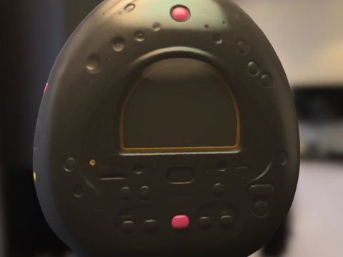 Retro Handheld tamagoshi 3D Model