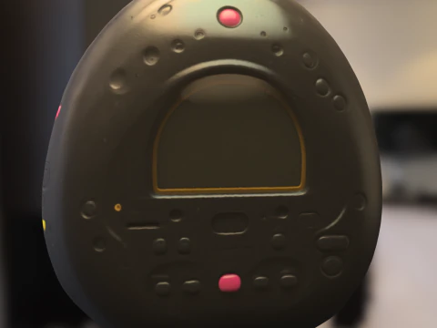 Retro Handheld tamagoshi 3D Model
