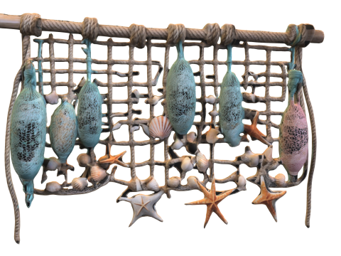 Seashell Wall Hanging Nautical Modelo 3D