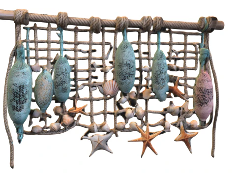 Seashell Wall Hanging Nautical 3D Model