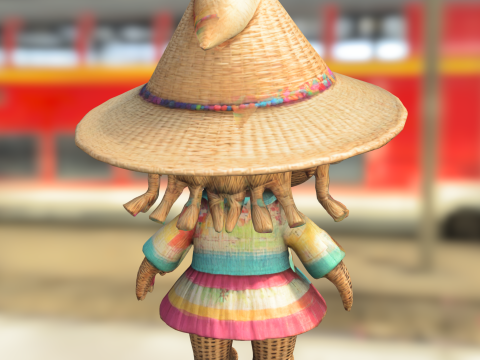 Handmade Style Doll 3D Модель