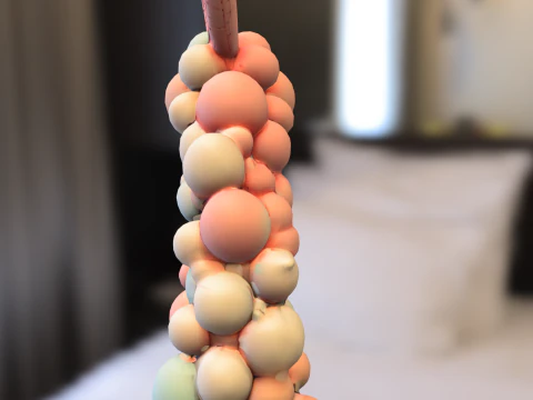 Bunny Balloon Arch 3D Model