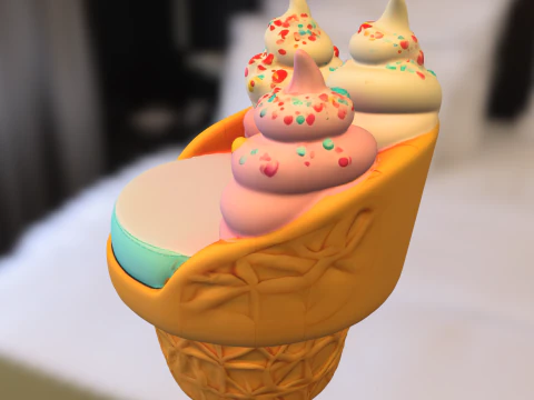 Ice Cream Chair 3D Model