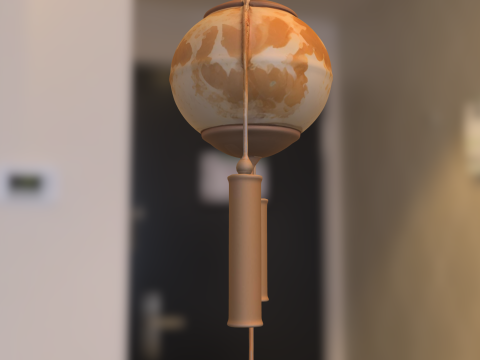 Hanging Wind Chime 3D Model