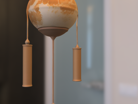 Hanging Wind Chime 3D Model
