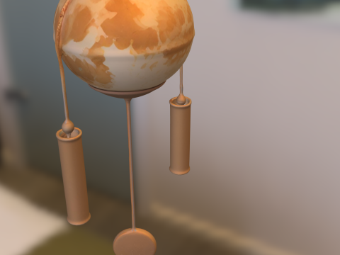 Hanging Wind Chime 3D Model
