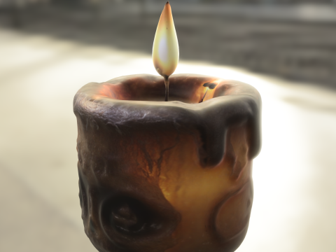 Skull Candle 3D 모델