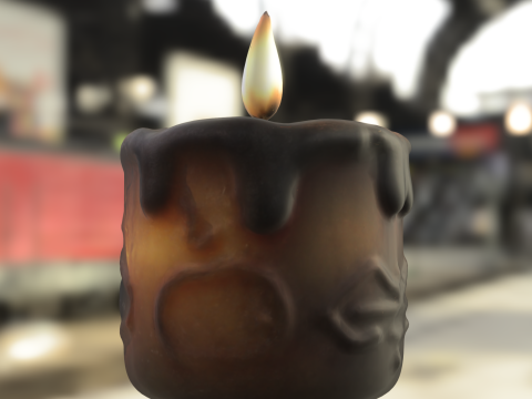 Skull Candle 3D 모델