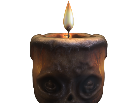 Skull Candle 3D 모델
