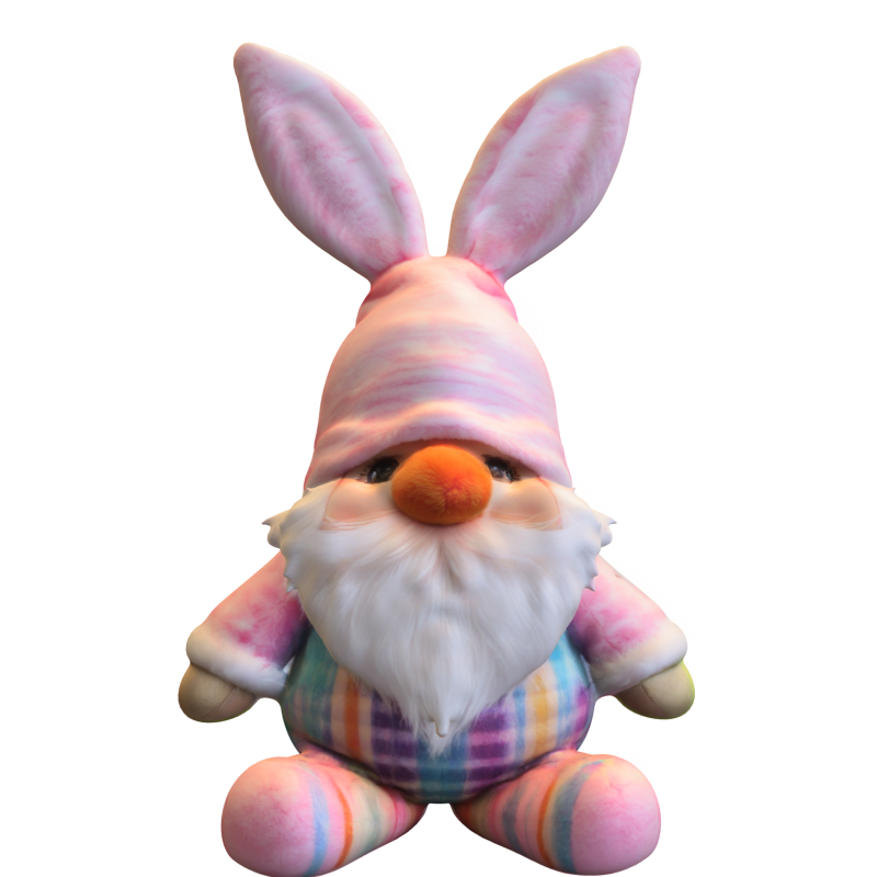 Easter Bunny Gnome Model 3D .c4d .max .obj .3ds .fbx .stl .blend 