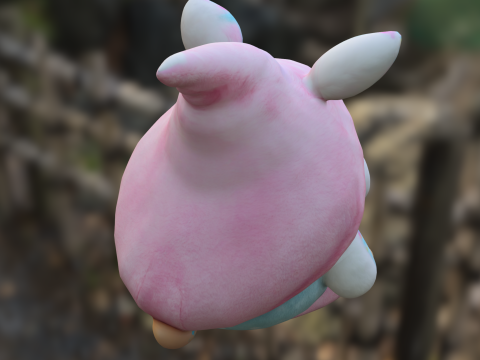 Cute Easter Bunny Gnome 3Dモデル