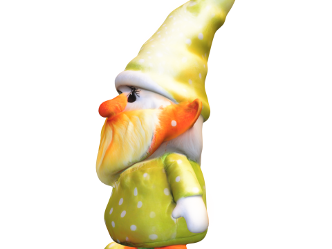 Polka Dot Garden Gnome Modelo 3D