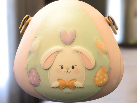 Cute Bunny Purse 3D Model