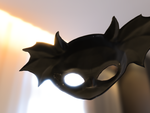 Bat Demon Mask kids 3D Model