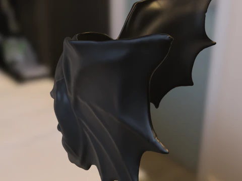 Dark Bat Mask 3D Model