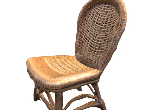 Wicker Chair 3D Model