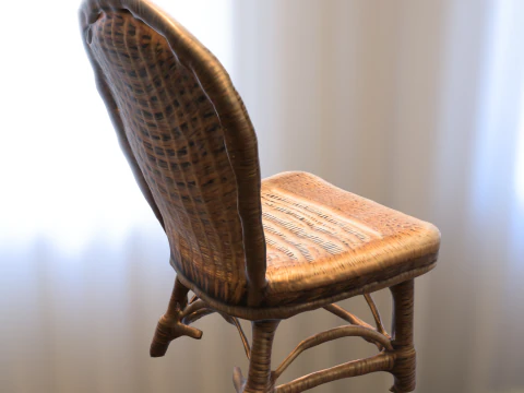 Wicker Chair 3D Model
