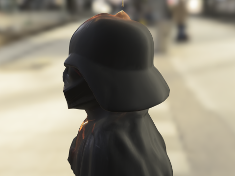 Busto di candela del Signore Oscuro Modello 3D