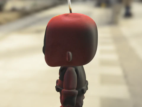 Deadpool Chibi Candle Figure 3D Model