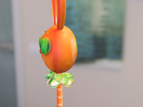 Cartoon Bunny Lollipop 3Dモデル